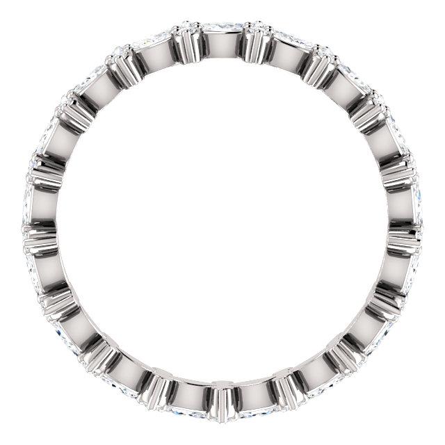Marquis and Round Diamond Eternity Band