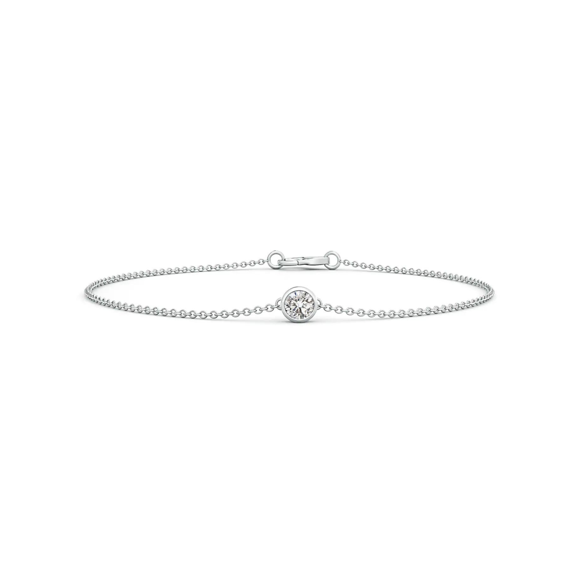 Single Bezel Set Diamond Bracelet Main image
