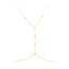 14k Yellow Gold Body Chain with Diamonds