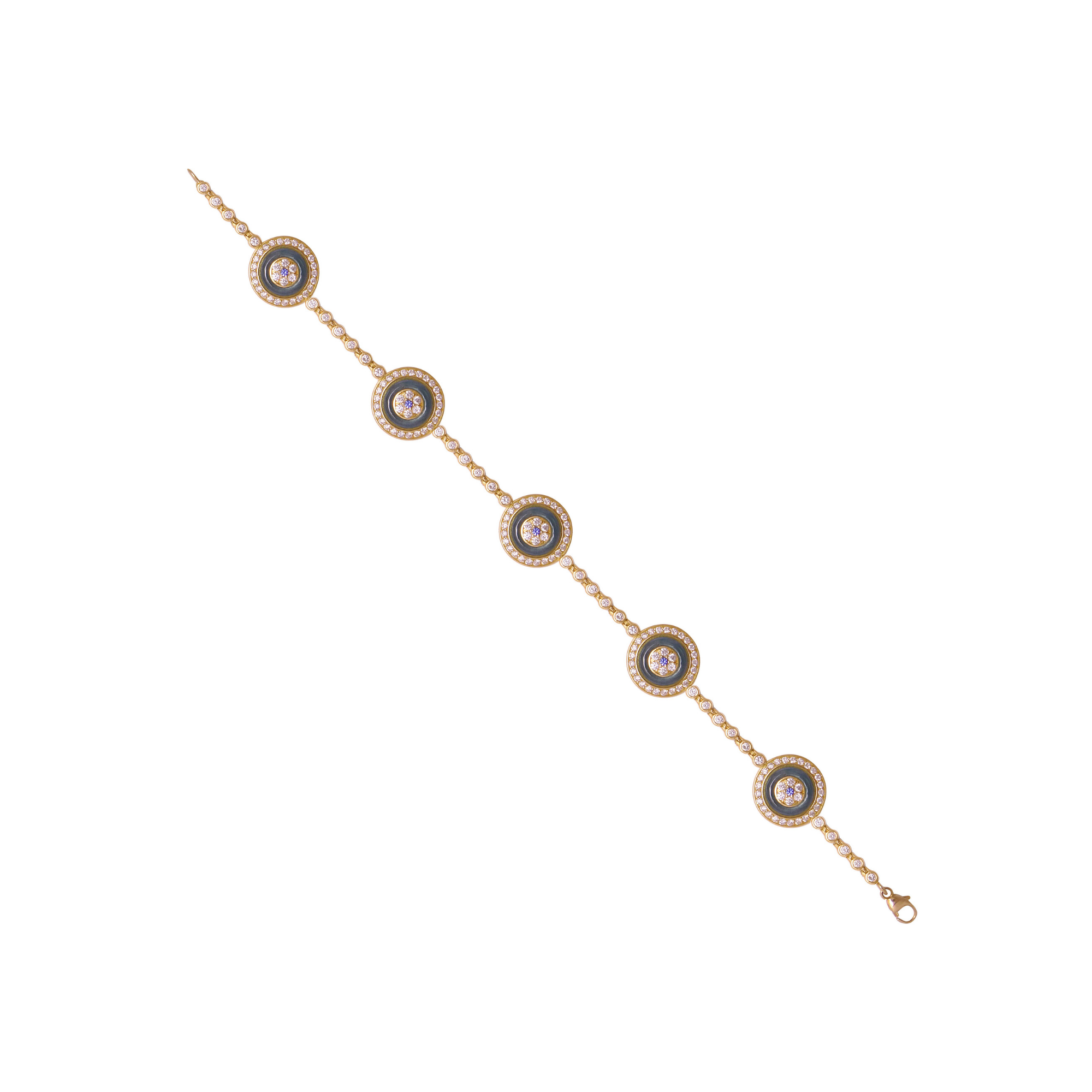Evil Eye Bracelet with Diamonds Main image