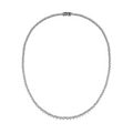 Essentials Three Prongs Graduated Tennis Necklace