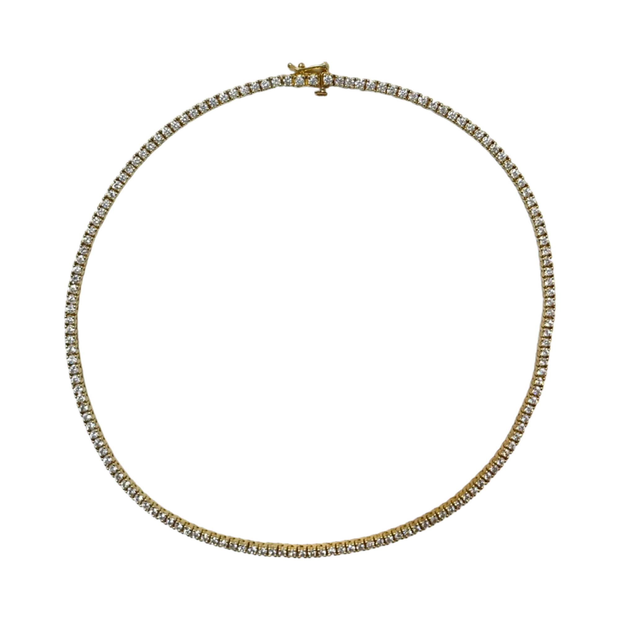 Essentials 7.35 Carat Tennis Necklace Main image