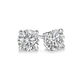 Classic Four Prong Round Diamond Studs