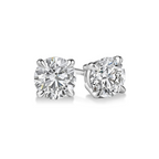 Classic Four Prong Round Diamond Studs