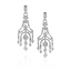 White Gold Chandelier Earrings with Diamonds