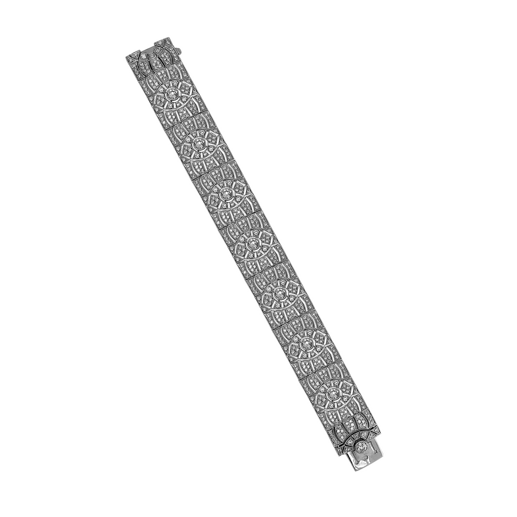 Odeon White Gold and Diamonds Bracelet