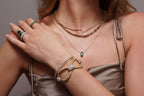 Yellow Gold Pave Bracelet